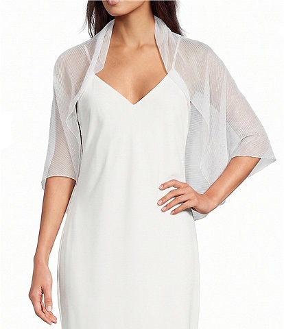 Cezanne Pleated Stone Evening Wrap