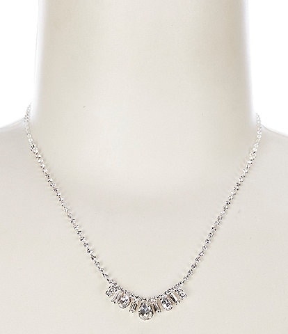 Cezanne Rhinestone Crystal Frontal Collar Necklace