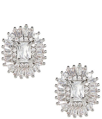 Cezanne Rhinestone Starburst Stud Earrings