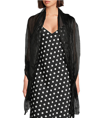 Cezanne Shine Crinkle Evening Wrap