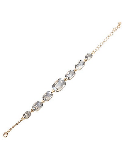 Cezanne Stone Link Statement Line Bracelet