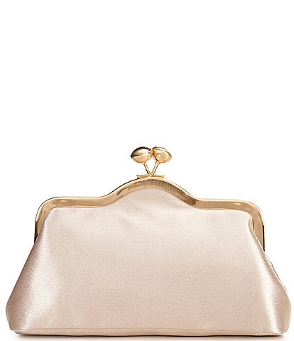 Cezanne Vintage Inspired Kisslock Frame Clutch