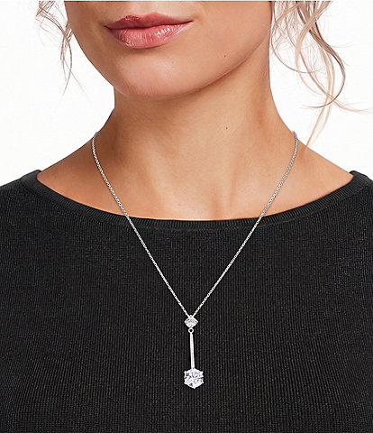 Cezanne Y Drop Crystal Pendant Necklace