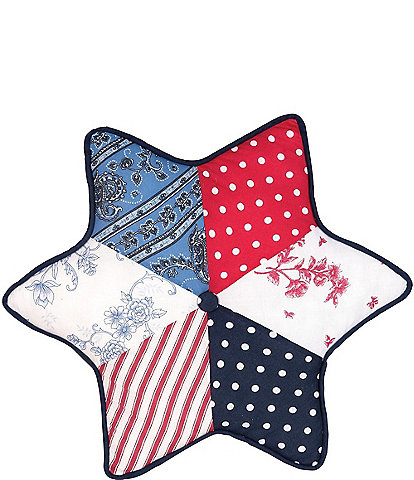 C&F Home Americana Collection Star-Shaped Decorative Pillow