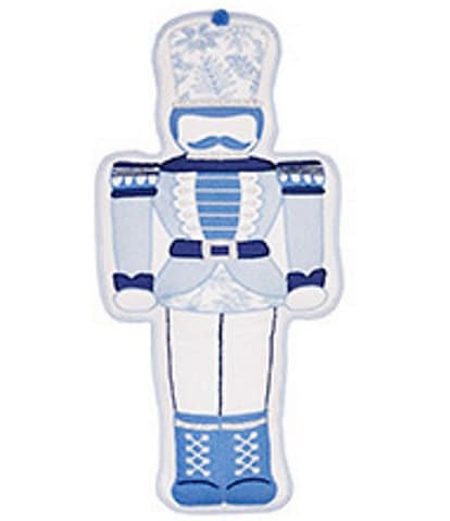 C&F Home Icy Nutcracker Shaped Accent Throw Pillow