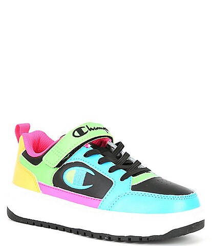 Champion Girls' Drome Lo Neon Color Block Sneakers (Youth)