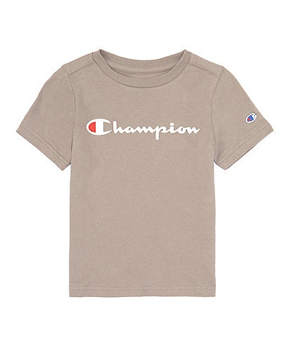 Champion Little Boys 4-7 Short Sleeve Classic Logo Graphic T-Shirt