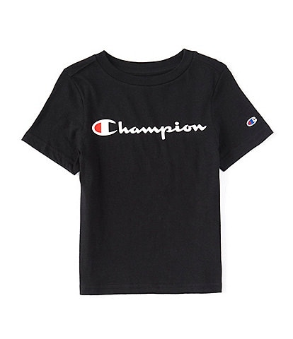Champion Little Boys 4-7 Short Sleeve Classic Logo Graphic T-Shirt