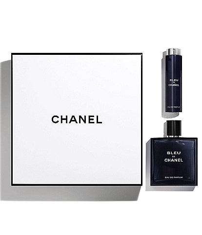 CHANEL BLEU DE CHANEL 3.4 OZ. EAU DE PARFUM TWIST AND SPRAY SET