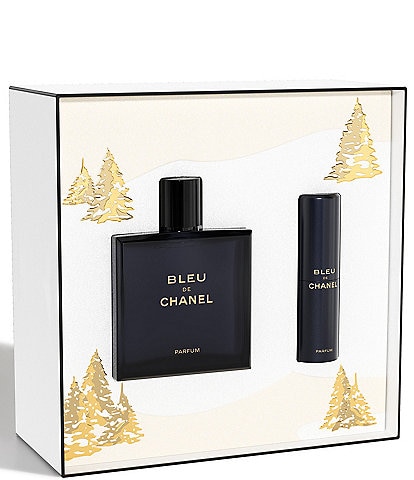 CHANEL BLEU DE CHANEL 3.4 OZ. PARFUM AND TWIST AND SPRAY GIFT SET
