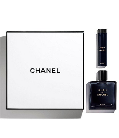 CHANEL BLEU DE CHANEL 3.4 OZ. PARFUM TWIST AND SPRAY SET