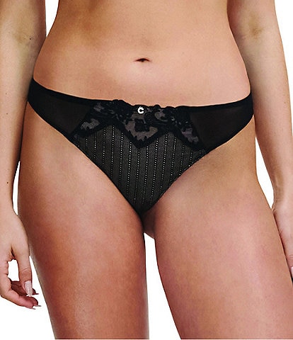 Chantelle Cabernet Sauvage Lace Thong
