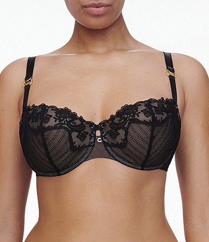 Chantelle Cabernet Sauvage Lace Unlined Demi Bra