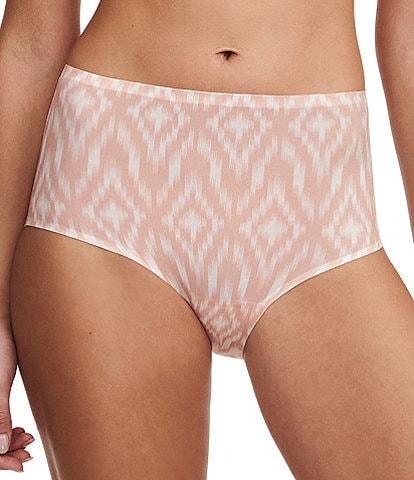 Chantelle Ikat Print Soft Stretch High Waisted Brief Panty
