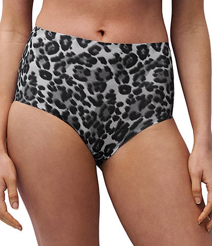 Chantelle Leopard Print Soft Stretch High Waisted Brief Panty