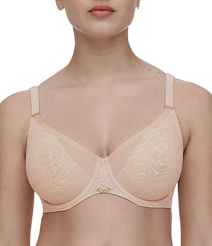 Chantelle Pure Lace Seamless Unlined Minimizer Bra