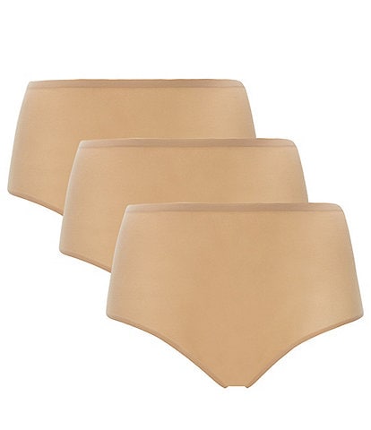 Chantelle Seamless Soft Stretch High Waist Rise Brief Panty 3-Pack