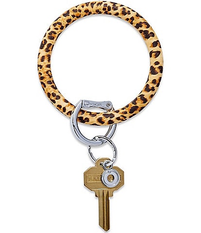 Cheetah Silicone Big O® Key Ring