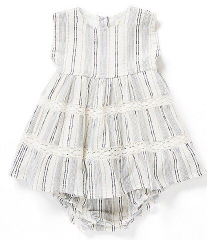 Chelsea & Violet Baby Girl 3-24 Months Striped Tiered Dress