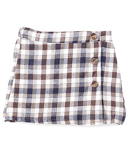 Chelsea & Violet Baby Girls 12-24 Months Plaid Side Button Skirt