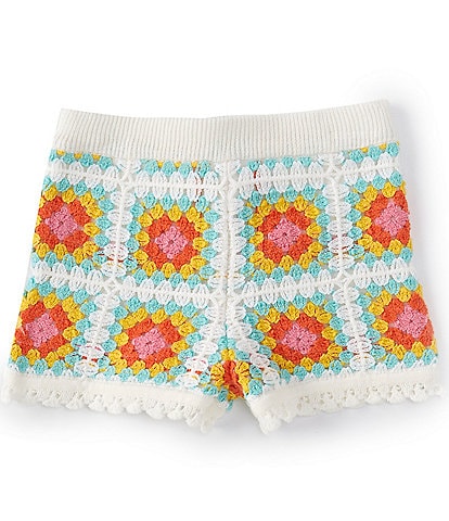 Chelsea & Violet Baby Girls 3-24 Months Ruffle Trim Crochet Knit Shorts