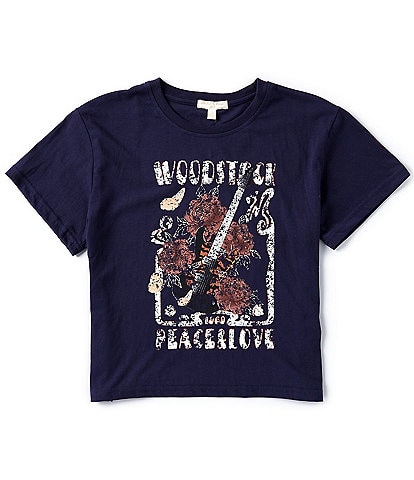 Chelsea & Violet Big Girls 7-16 Woodstock Oversized Graphic T-Shirt