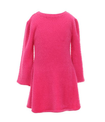 Chelsea & Violet Little Girls 2-6X Long Sleeve Flare Eyelash Sweater Dress