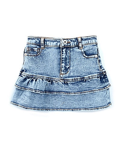 Chelsea & Violet Little Girls 2T-6X Denim Ruffle Mini Skirt