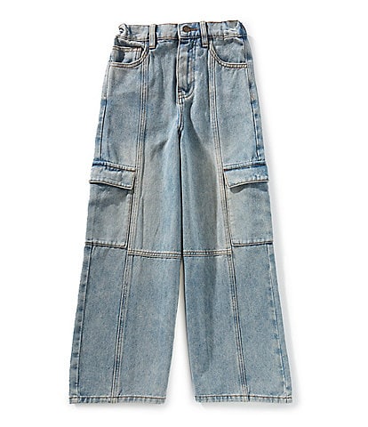 Chelsea & Violet Little Girls 2T-6X Full Length Cargo Jeans