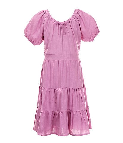Chelsea & Violet Little Girls 2T-6X Puff-Sleeve Ruffled A-Line Dress