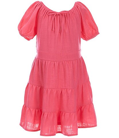 Chelsea & Violet Little Girls 2T-6X Puff-Sleeve Ruffled A-Line Dress