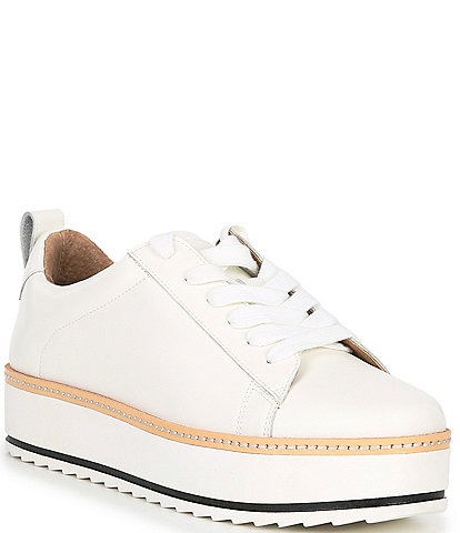 Chelsea & Violet Penny Leather Platform Lace-Up Sneakers