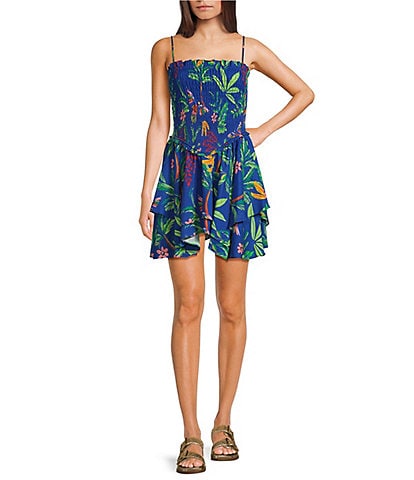 Chelsea & Violet Sleeveless Smocked Yvette A-Line Dress