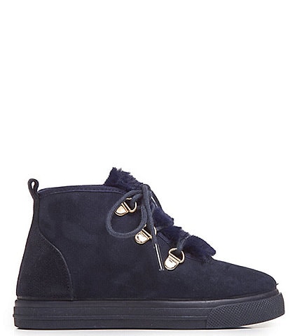 childrenchic Boys' Lace-Up Suede Spectator Booties (Youth)