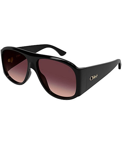 Chloe Women's CH0347S 60mm Shield Sunglasses