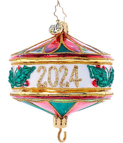 Christopher Radko 2024 Remembering The Year Ornament