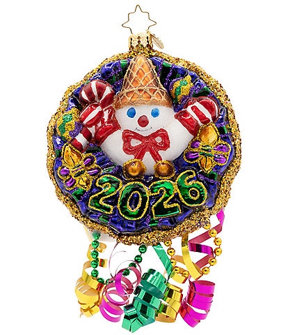 Christopher Radko 2026 Laissez Les Bons Temps Router Mr. Bingle Ornament