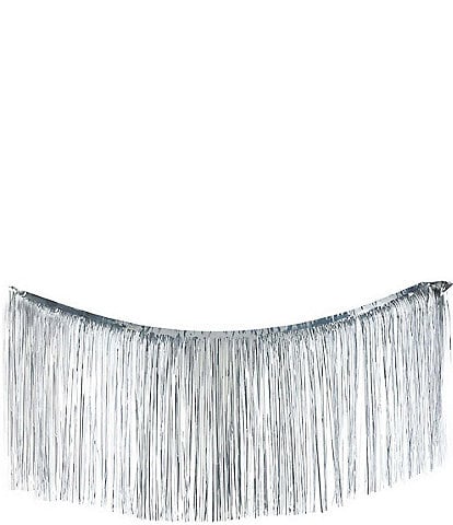 Christopher Radko Shiny Brite Holiday Splendor 1000 Strand 18#double; Silver Tinsel Icicles Garland