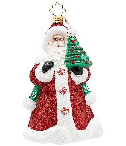 Christopher Radko Regal Kris Kringle Glass Ornament
