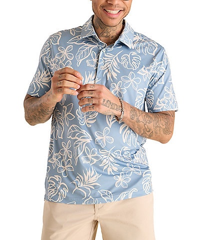 Chubbies Better Beleaf It Short Sleeve Performance Polo Shirt