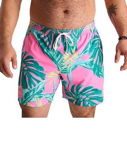 Chubbies Birds Of Paradise Tropical Print 5.5" Inseam Swim Trunks