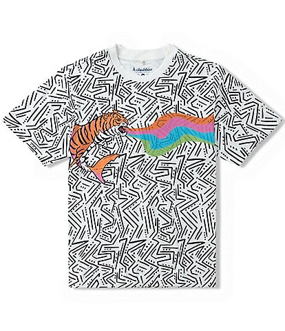 Chubbies Color Spittin' Tiger Shark Oversized Graphic T-Shirt