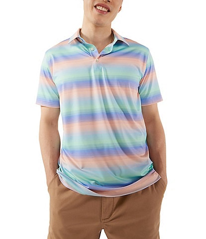 Chubbies Colorburst Short Sleeve Performance Polo Shirt