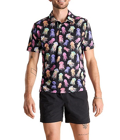 Chubbies Don't Be Jelly Printed Performance Polo Shirt