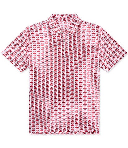 Chubbies Easygoer Printed Performance Short Sleeve Polo