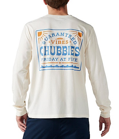 Chubbies Long Sleeve Guaranteed Vibes T-Shirt