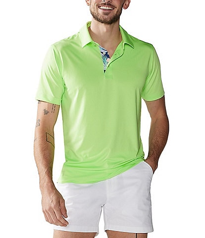 Chubbies Pond Party Short Sleeve Performance Polo Shirt