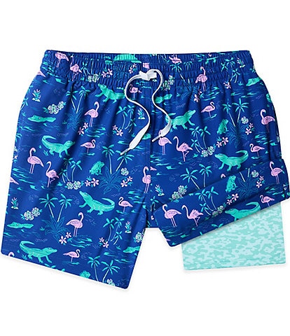 Chubbies Printed Swamp 5.5 Swim Trunks