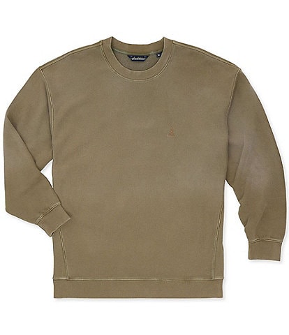 Chubbies Solid Relaxed Long Sleeve Crew Neck Sweatshirt