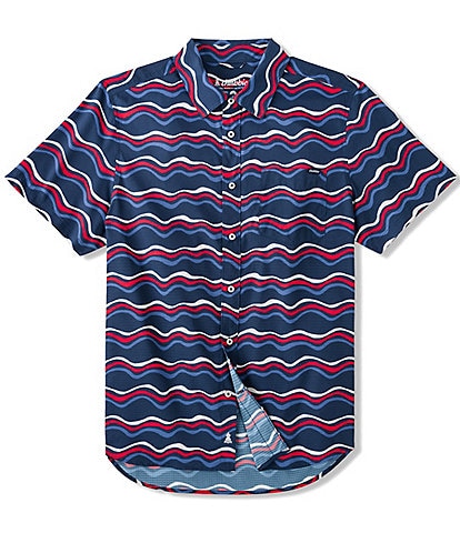 Chubbies The Sea To Shining Sea Short Sleeve Printed Woven Shirt